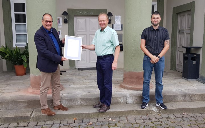 Bertram Huke; Bernd Hartmann und Michael Urbanke.