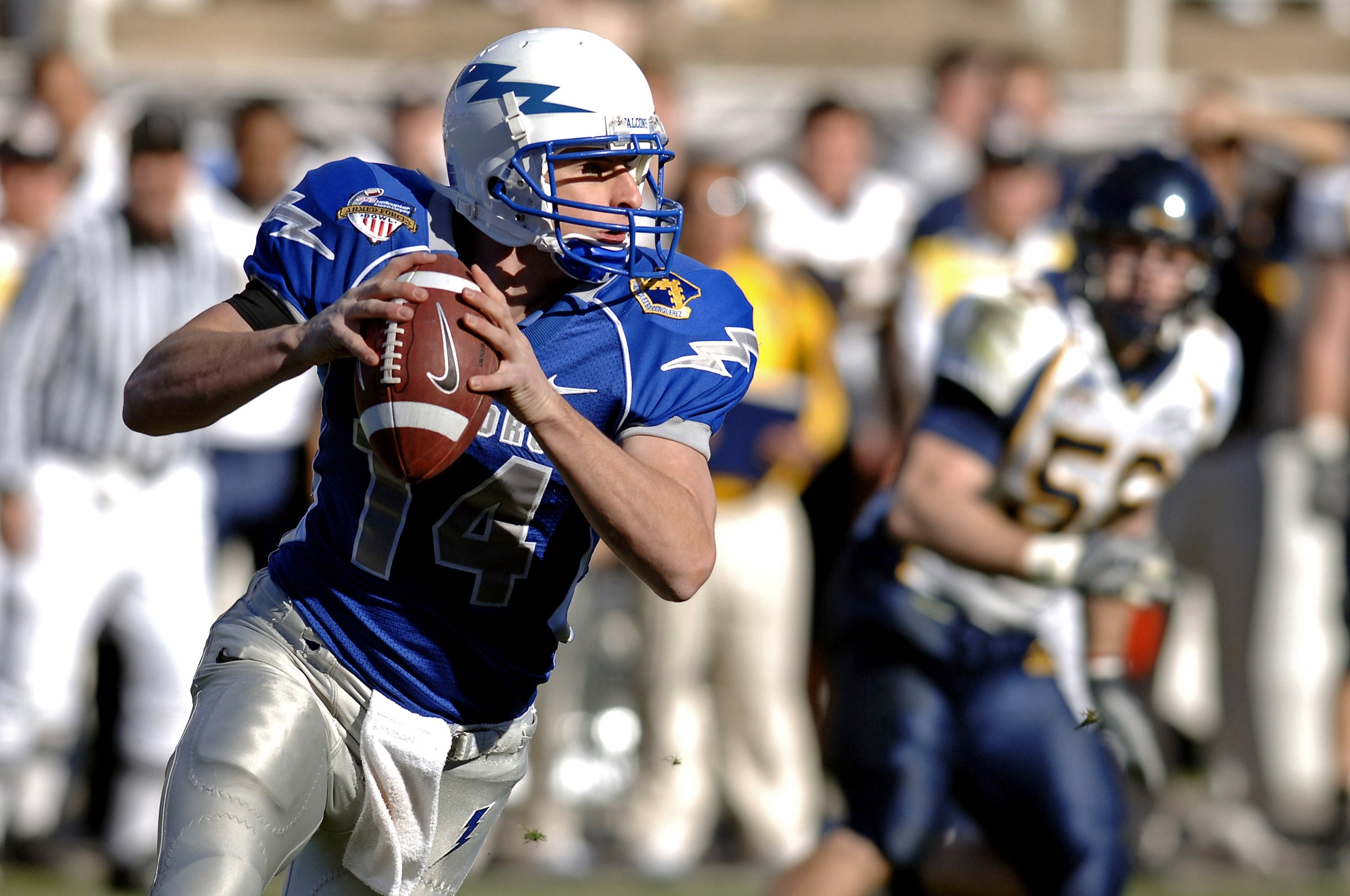 Gruppe von American-Football-Spielern.