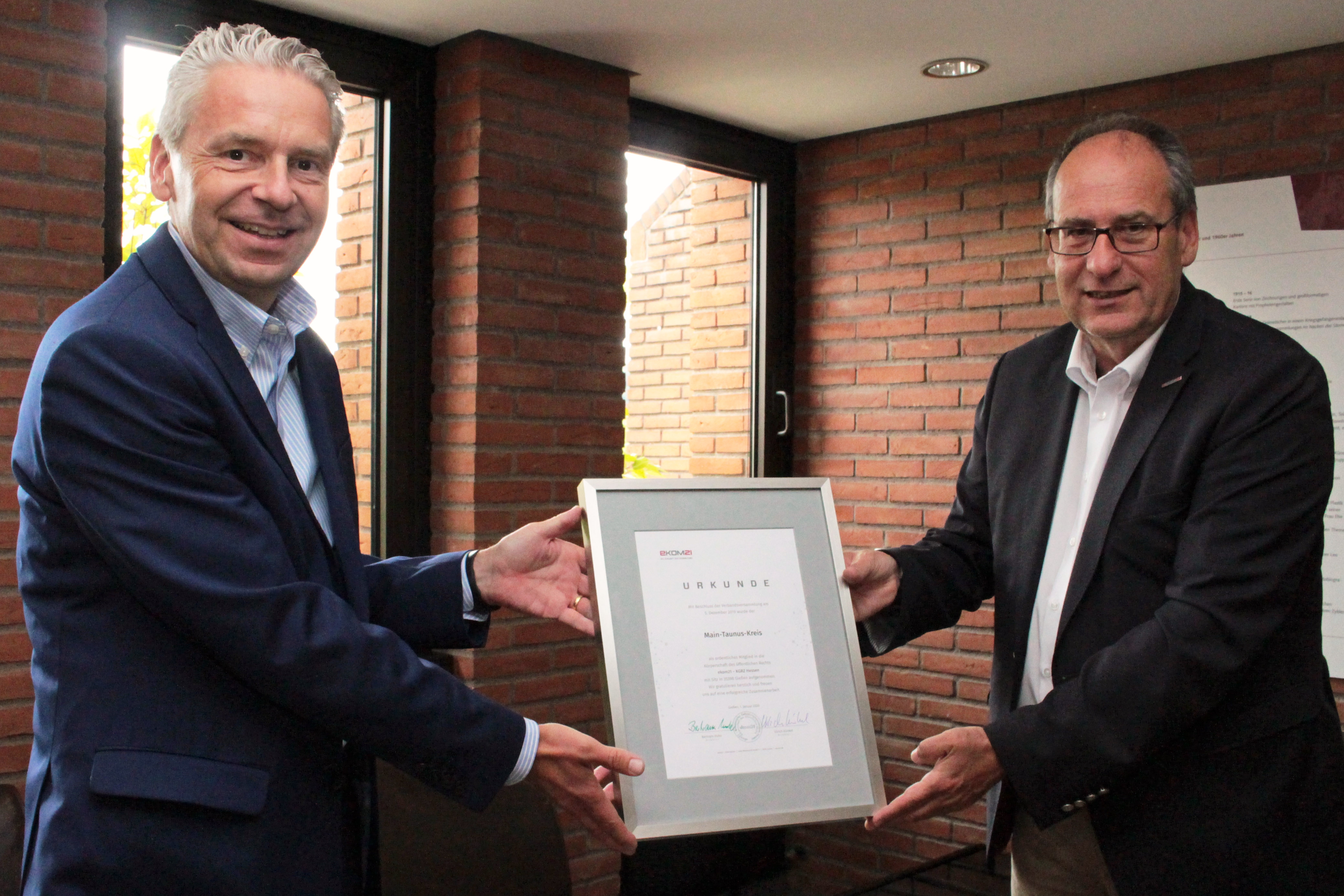 Michael Cyriax und Betram Huke.