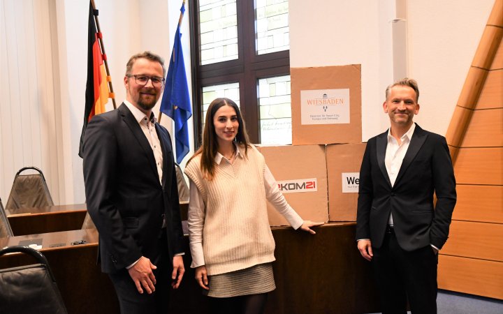 Martin Kuban; Maral Koohestanian und Frank Jorga.