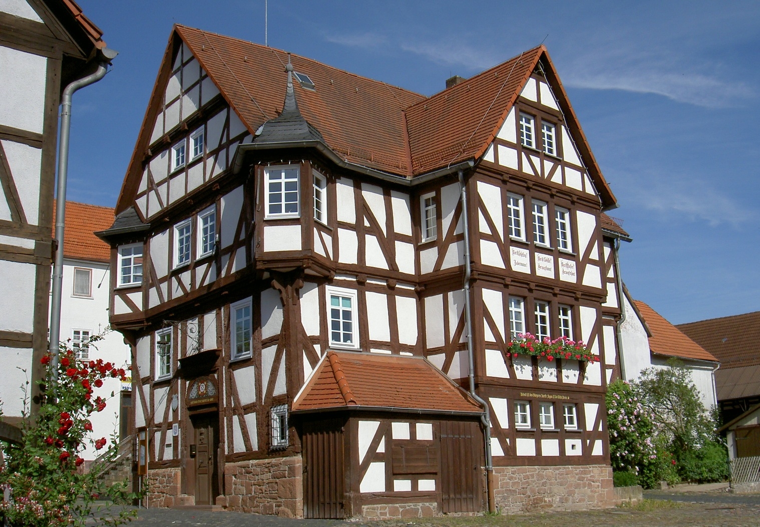 Rathaus der Gemeinde Rosenthal.