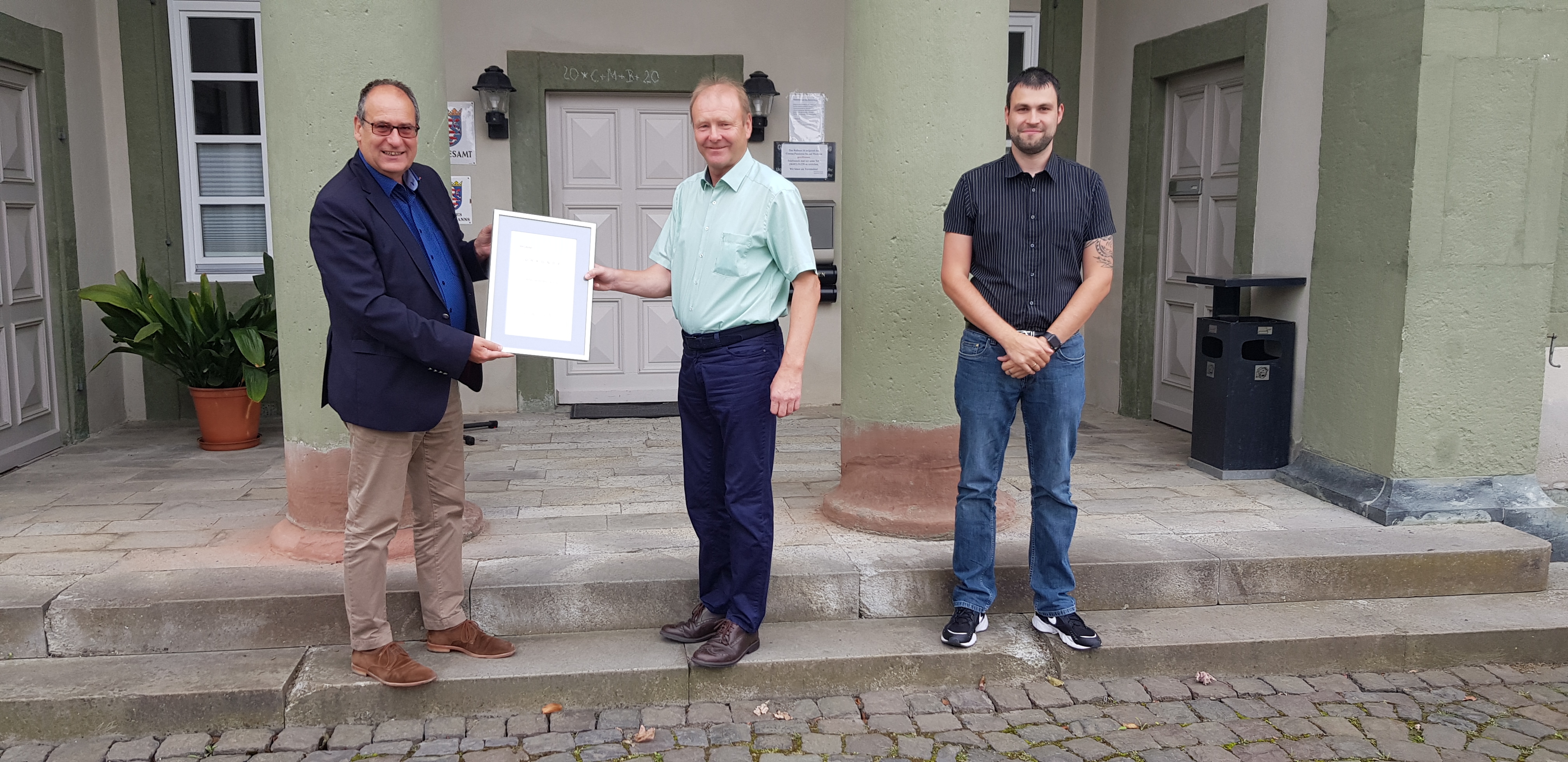 Bertram Huke; Bernd Hartmann und Michael Urbanke.