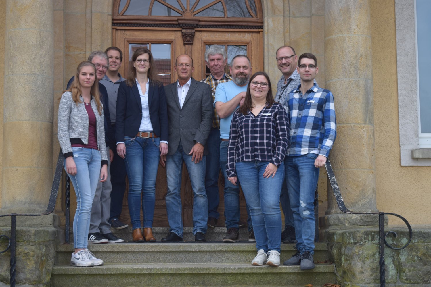 Gruppe von Mitarbeitenden der Stadt Borken.