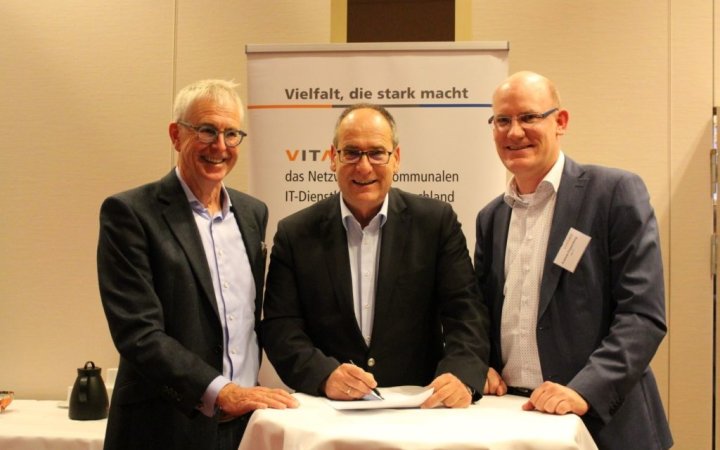 Dieter Rehfeld; Bertram Huke und Andreas Poppenborg.