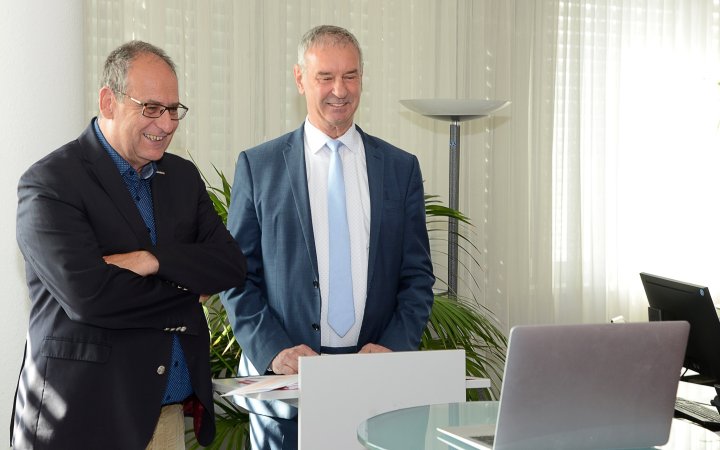 Bertram Huke und Ulrich Künkel.