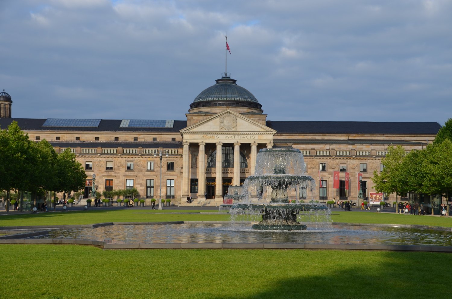 Gebäude in Wiesbaden.