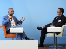 Ulrich Künkel und Oliver Lorscheid im Gespräch.