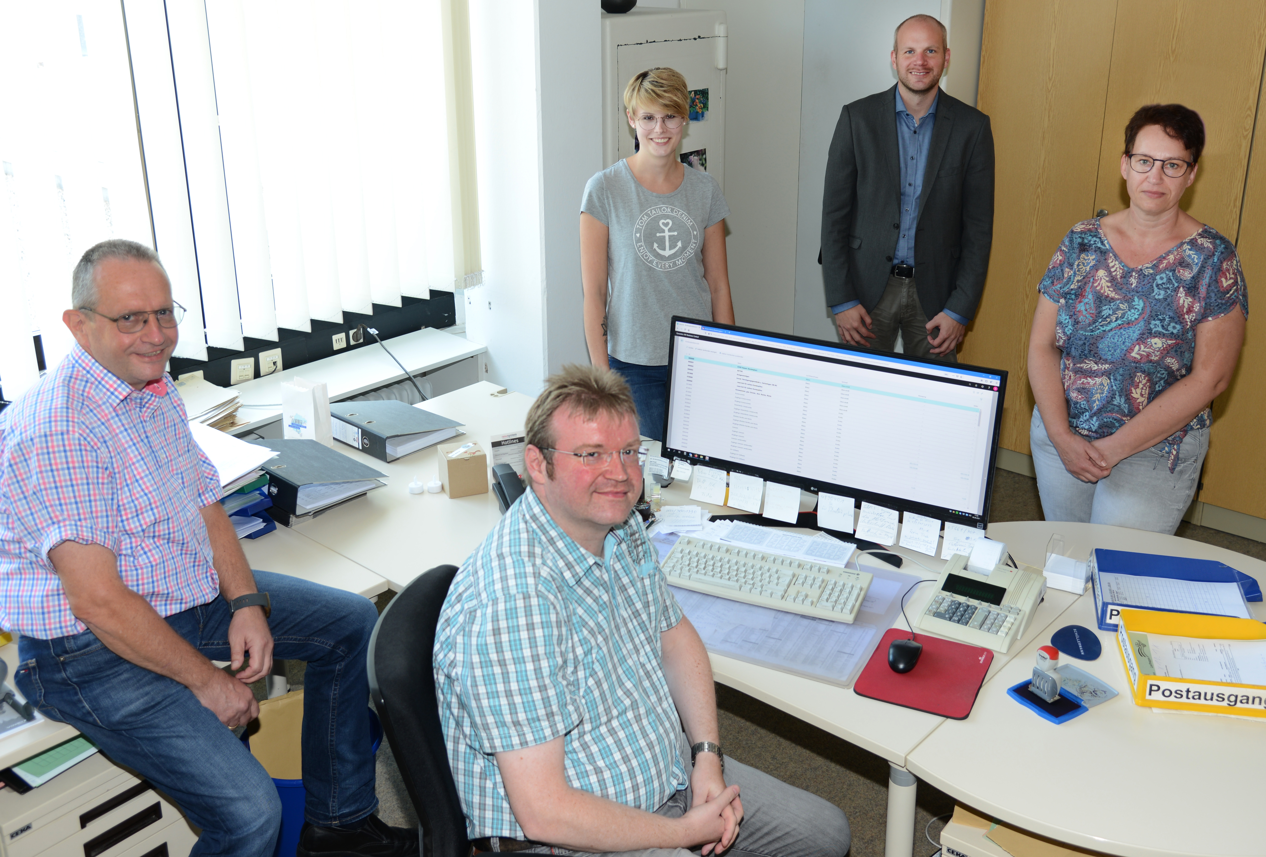 Rainer Fritsch; Anna Wiegand; Markus Nebe; Christian Diste und Bianka Hansmann.