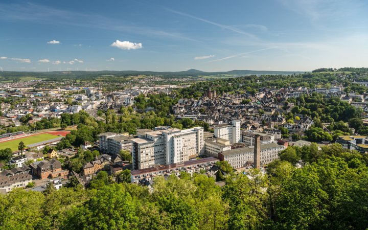 Großaufnahme der Stadt Wetzlar.
