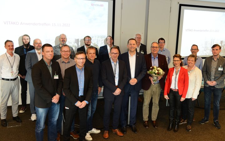 Gruppe von Teilnehmenden während des Vitako-Anwendertreffens.