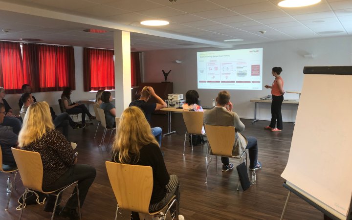 Präsentation während des Digitaltages in der Kommune Waldeck-Frankenberg.
