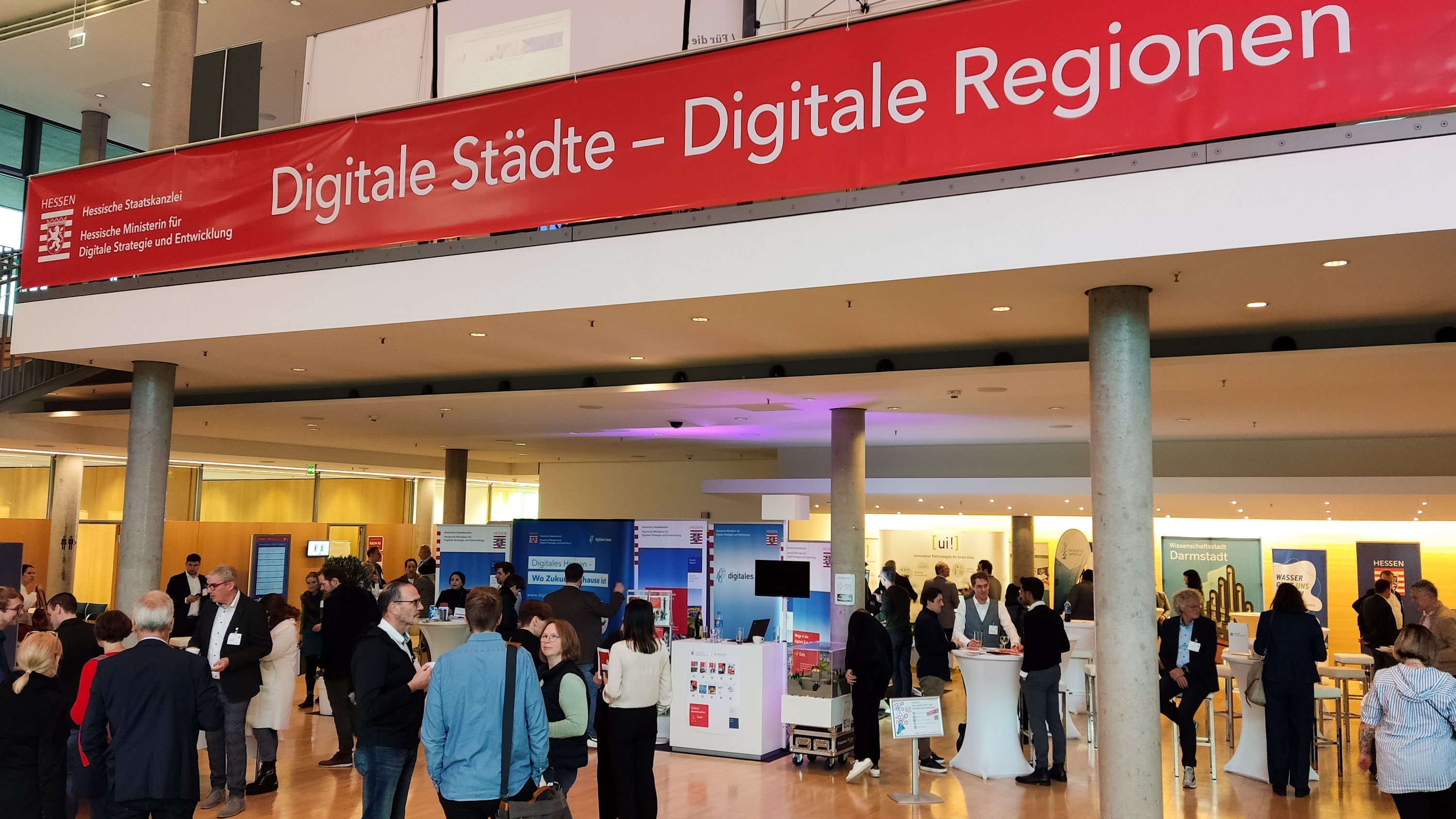 Ausschnitt der Räumlichkeiten des Digitalisierungs-Kongresses.