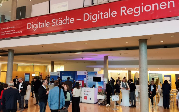 Ausschnitt der Räumlichkeiten des Digitalisierungs-Kongresses.