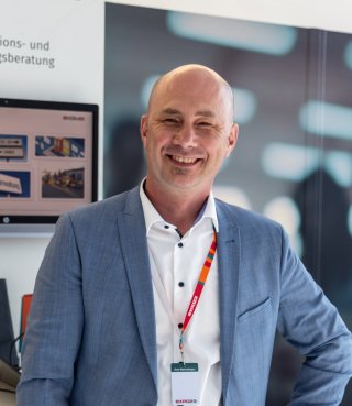 Mitarbeiter der ekom21.
