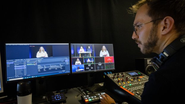 Blick ins Gießener Studio