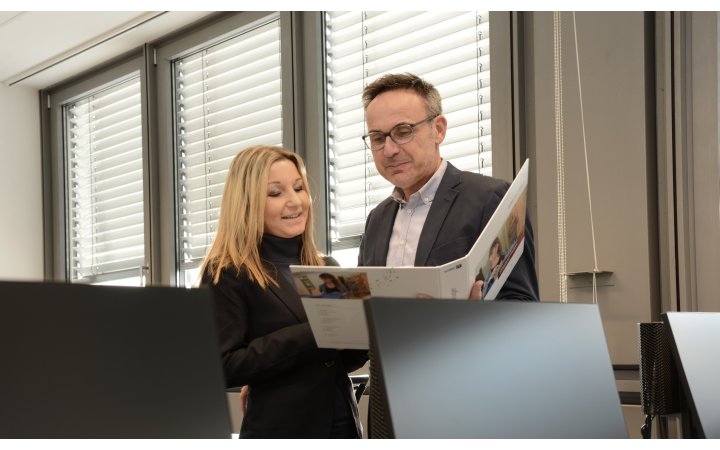 Marco Eckhardt und Moira Werner im Gespräch
